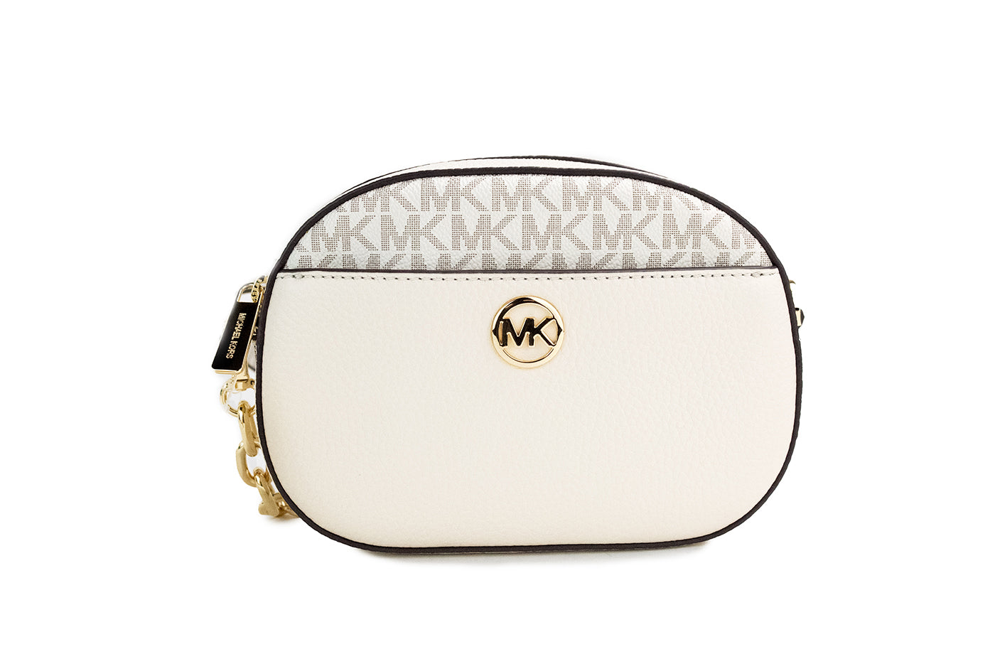 Buy Michael Kors Women Cream Jacquard Monogram Crossbody Bag Online -  914009