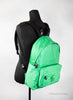 Versace Large Green Nylon Medusa Shoulder Backpack