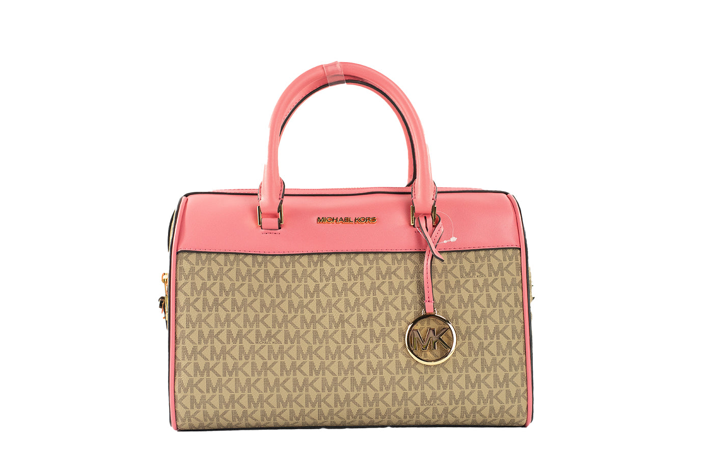 Michael kors duffle bag on sale pink