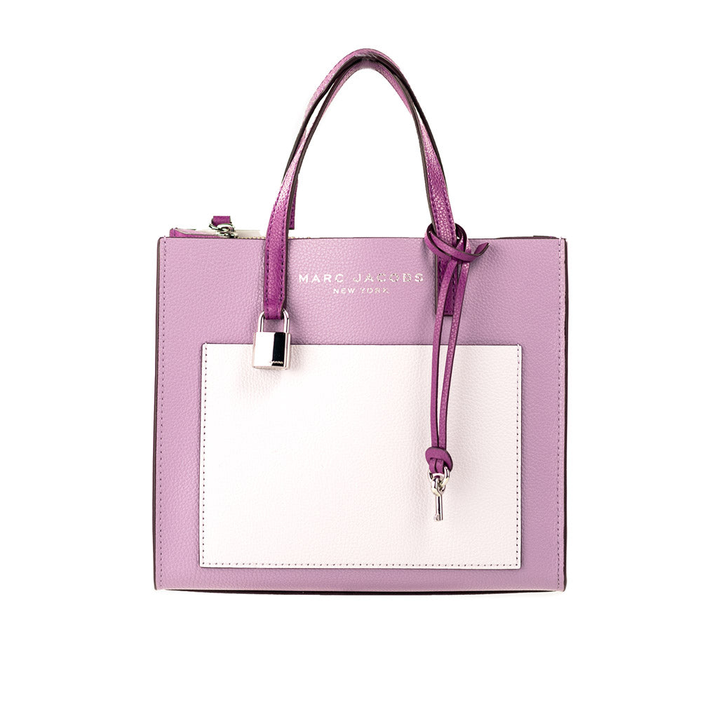 Marc Jacobs, Bags, Marc Jacobs The Leather Mini Tote Bag Regal Orchid