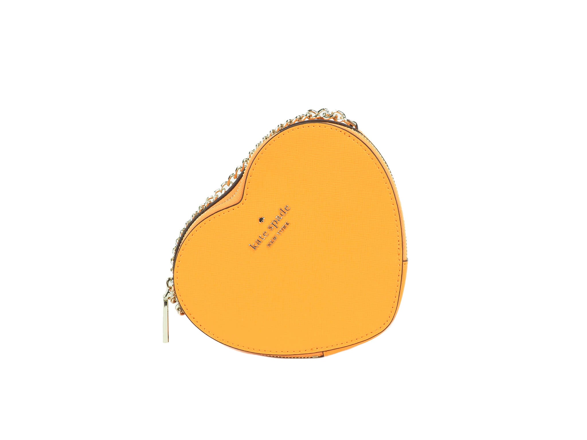 NEW Kate Spade Love Shack Mini ORANGE Heart Crossbody Bag with