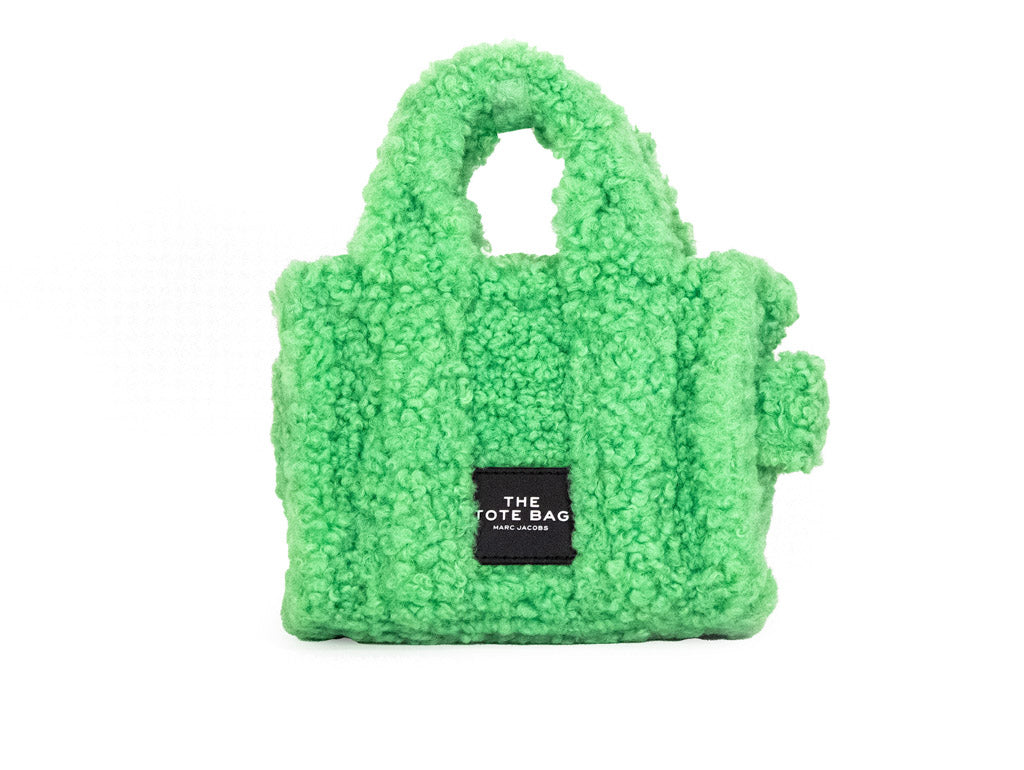Marc Jacobs The Teddy Micro Tote Bag in Green. - Yahoo Shopping