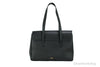 Versace Medusa Black Pebbled Leather Briefcase Shoulder Tote Handbag Purse
