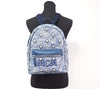 MCM Denim Stark Small Jacquard Backpack