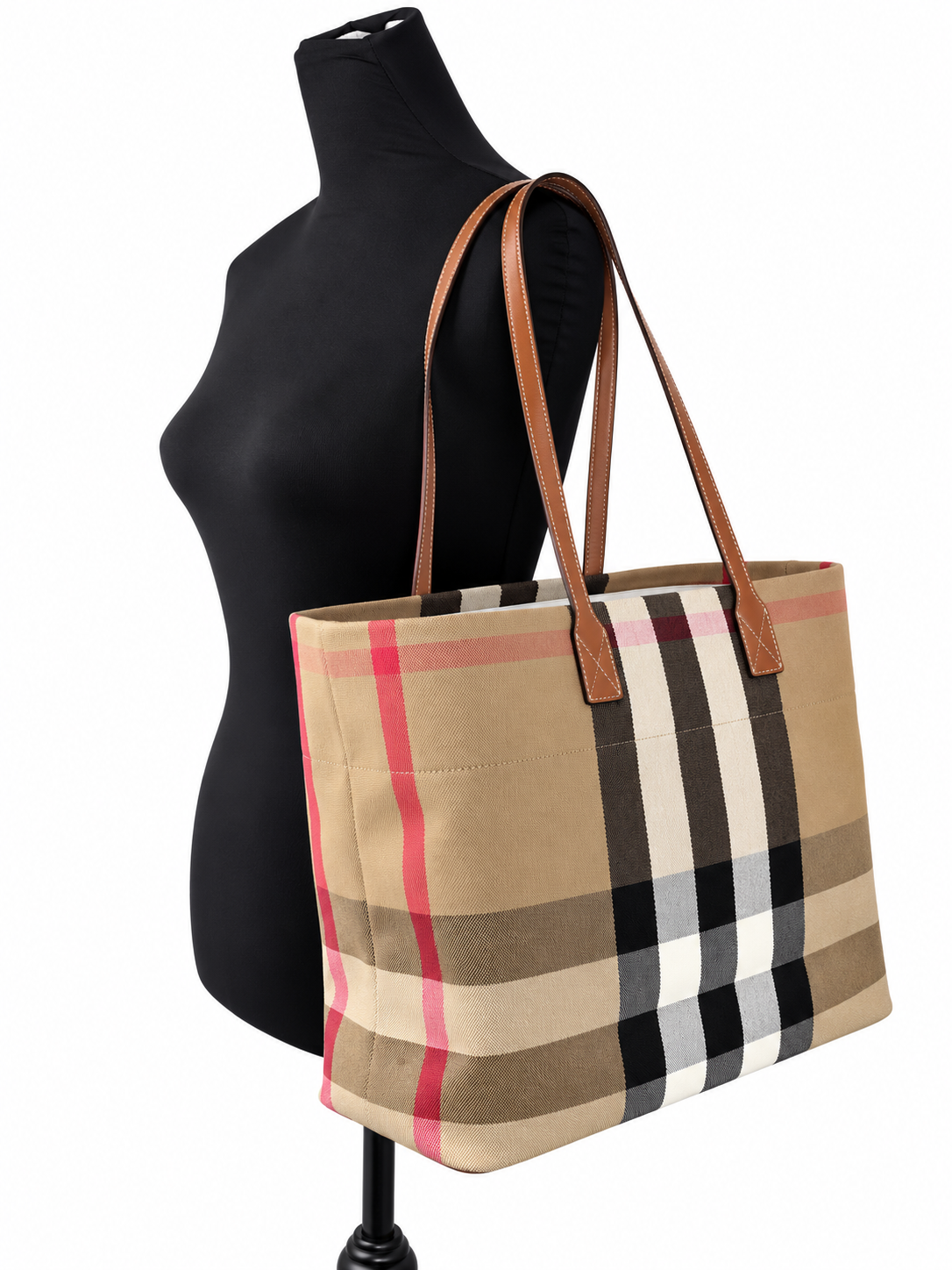 Burberry Medium London Canvas Tote Bag