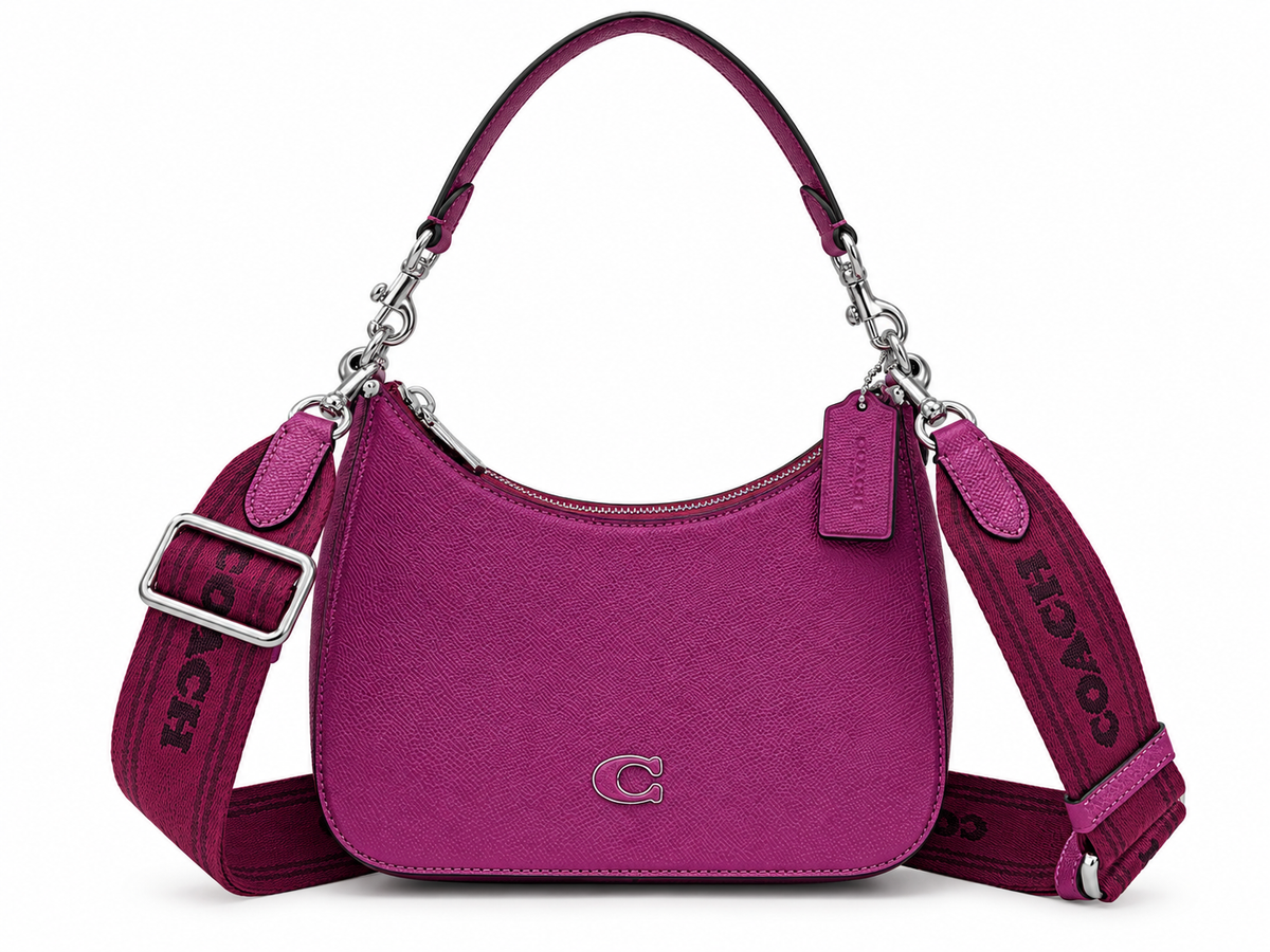 Coach Hobo Crossgrain Leather Crossbody Bag