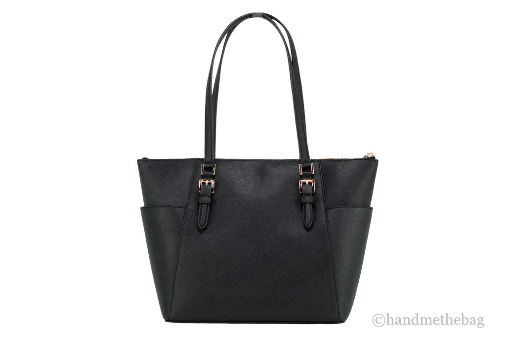 Michael Kors Charlotte Leather Large Top Zip Bag