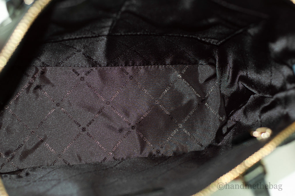 Michael Kors Charlotte Leather Large Top Zip Bag