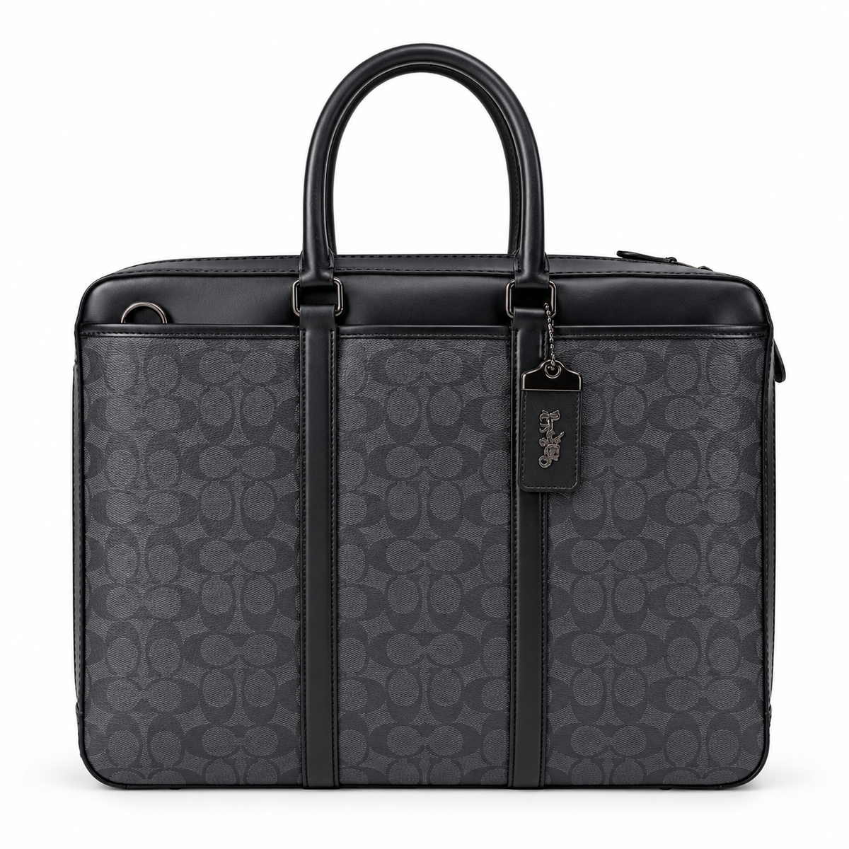 Coach Signature Metropolitan Slim Briefcase Bag