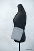 Burberry Thornton Small Grey Embossed Leather Crossbody Handbag