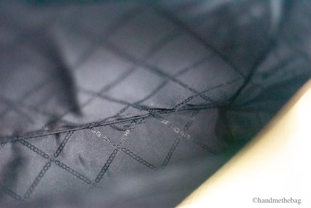 Michael Kors Valerie Medium Black Pebbled Leather Shoulder Backpack Bag Bookbag