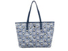 MCM Aren Denim Blue Shoulder Tote Bag