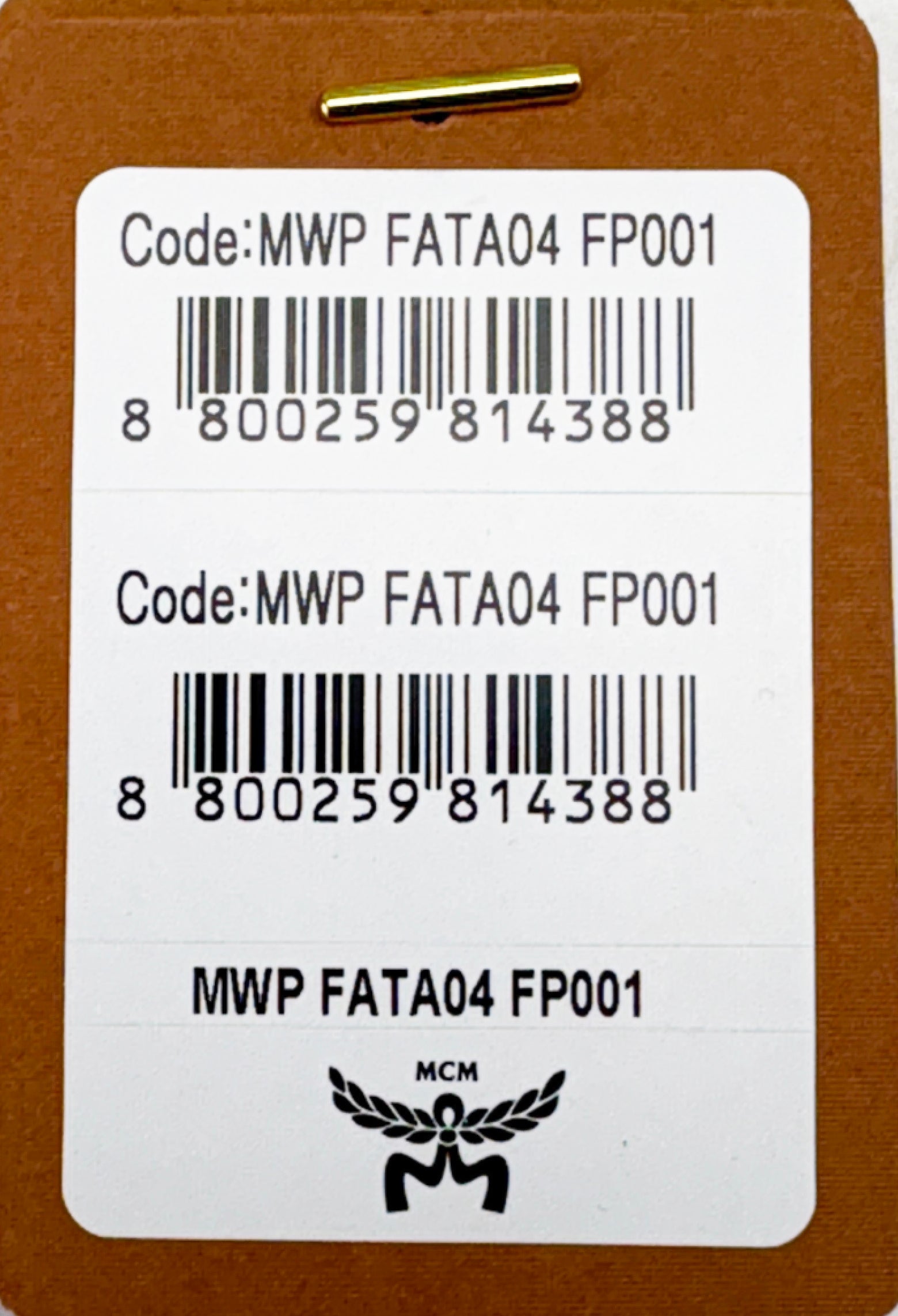 MCM Aren Leather Shoulder Tote Bag