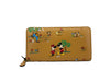 Coach X Disney Mickey and Friends Leather Accordion Zip Wallet