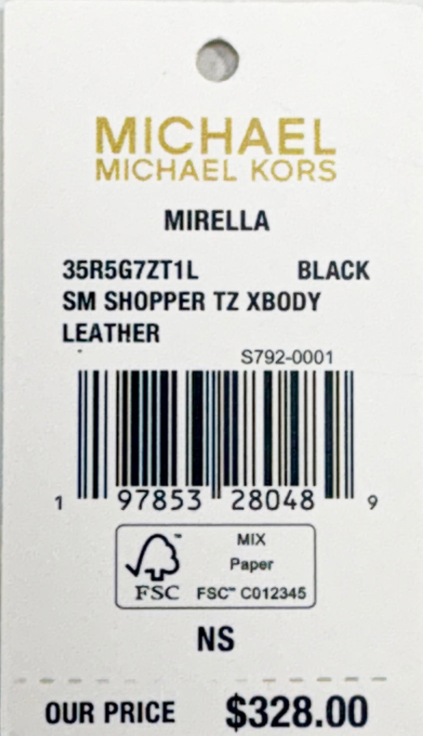 Michael Kors Mirella Black Crossbody Purse