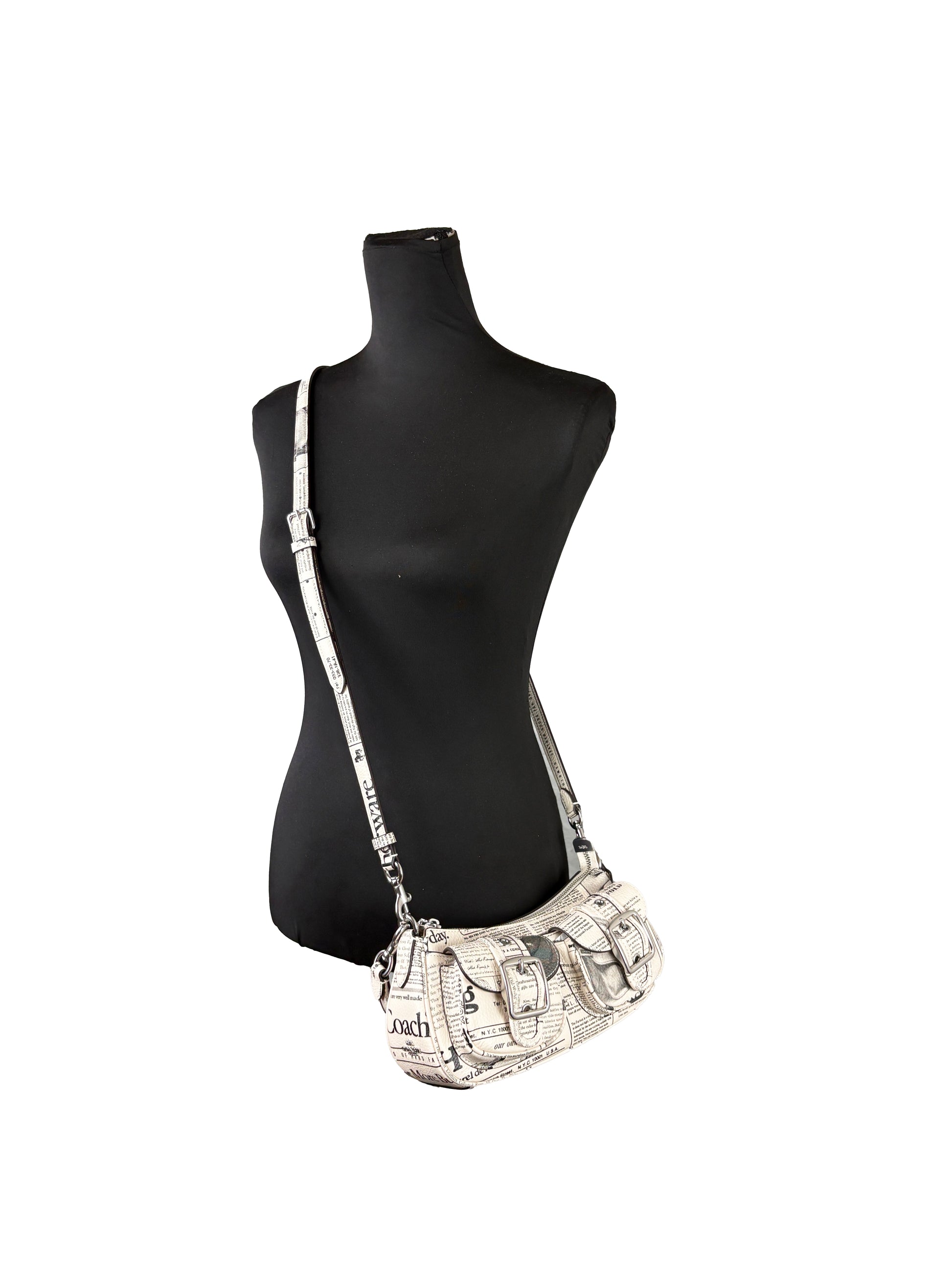 Coach Ashton Leather Newspaper Shoulder Bag Purse