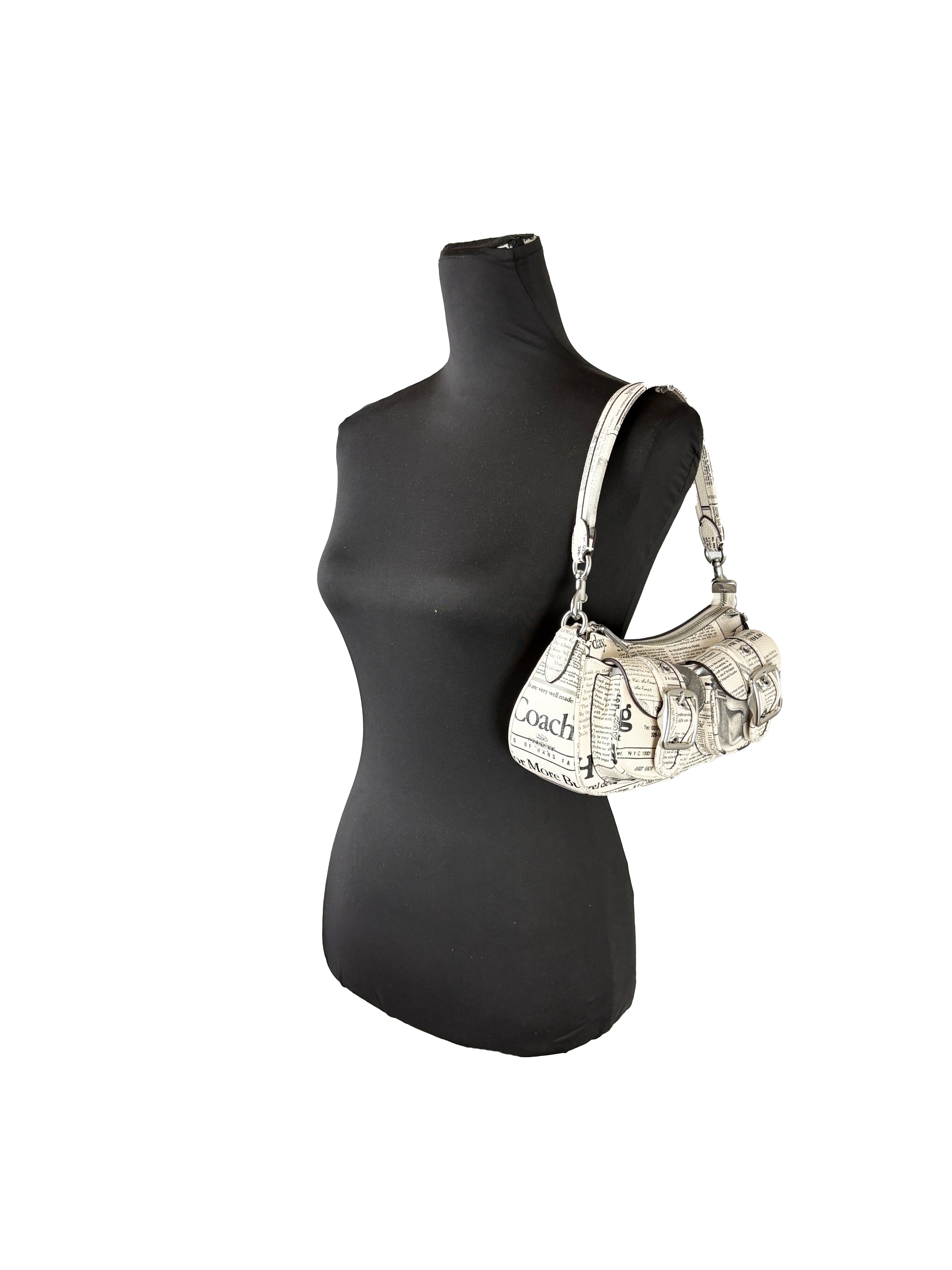 Coach Ashton Leather Newspaper Shoulder Bag Purse