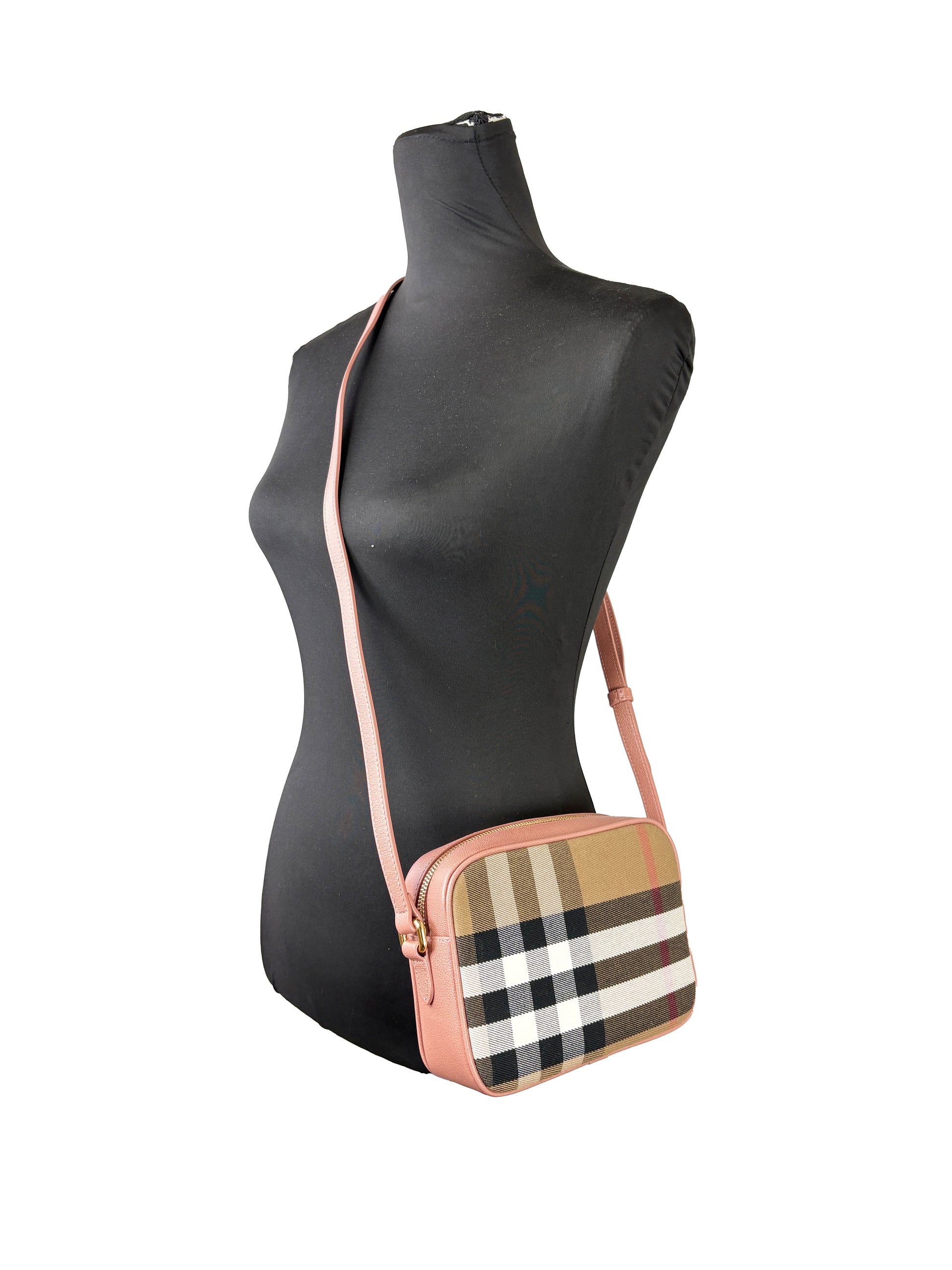 Burberry Small Leather Camera Crossbody Bag