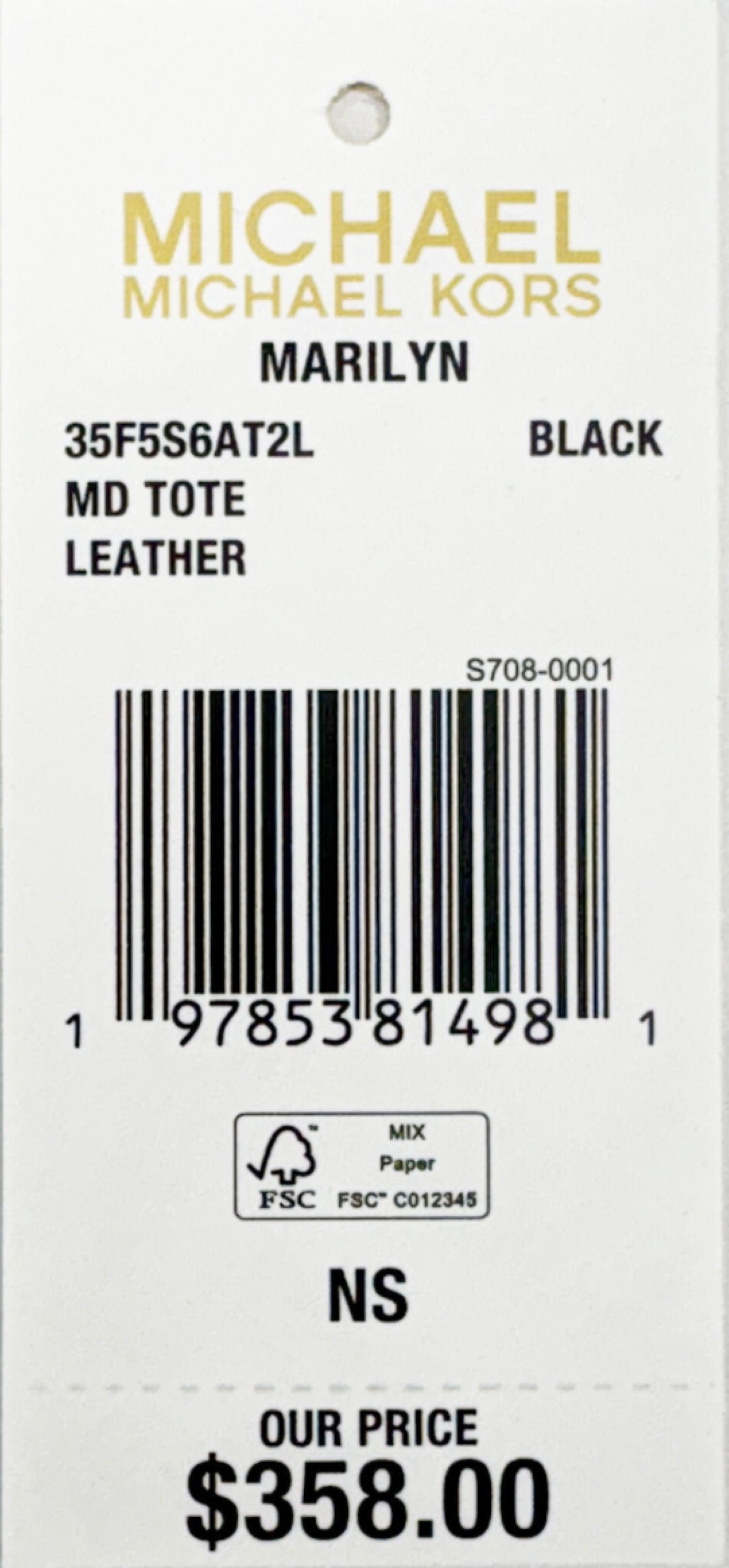 Michael Kors Marilyn Medium Signature Tote Bag Purse