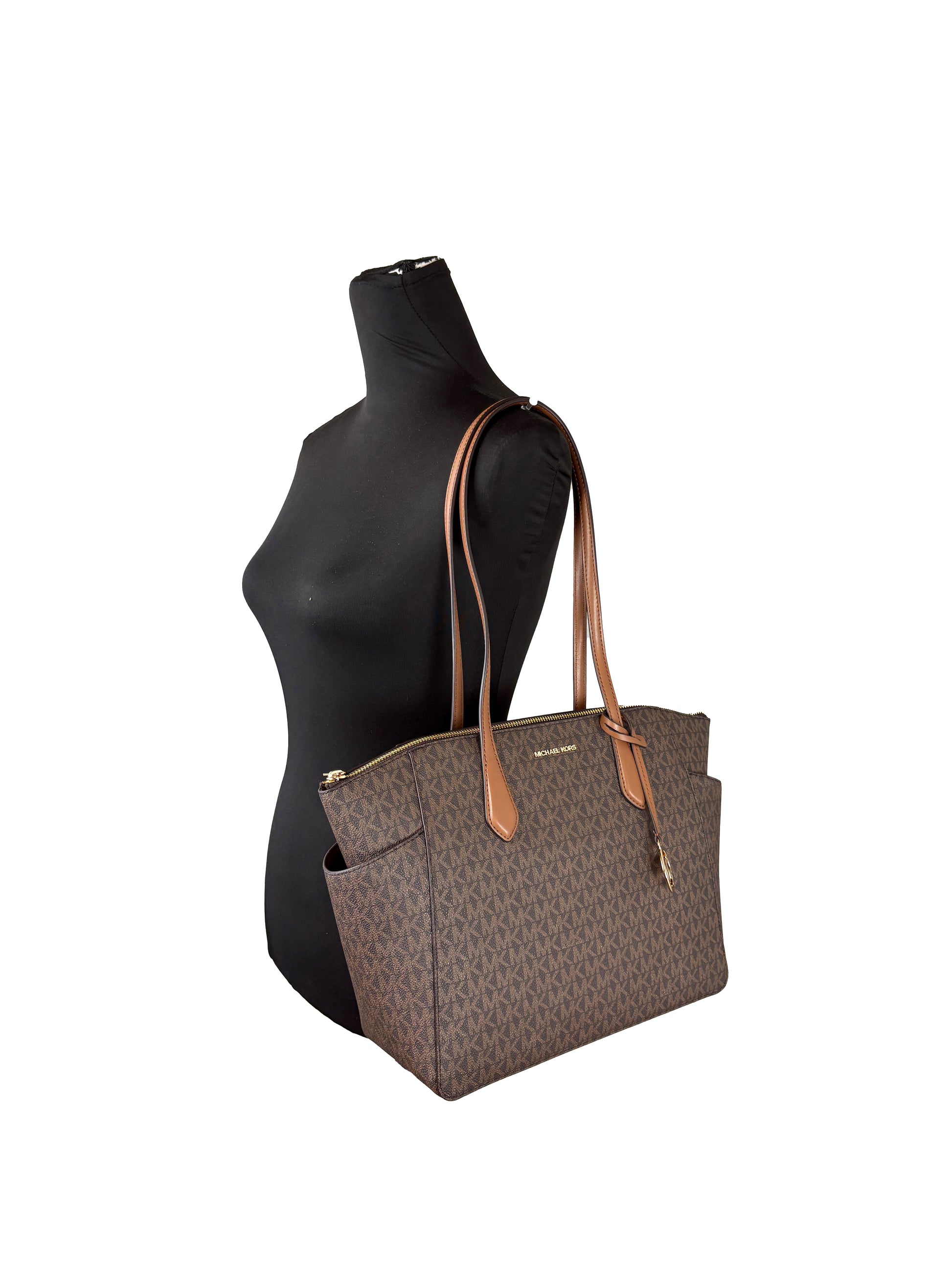 Michael Kors Marilyn Medium Signature Tote Bag Purse