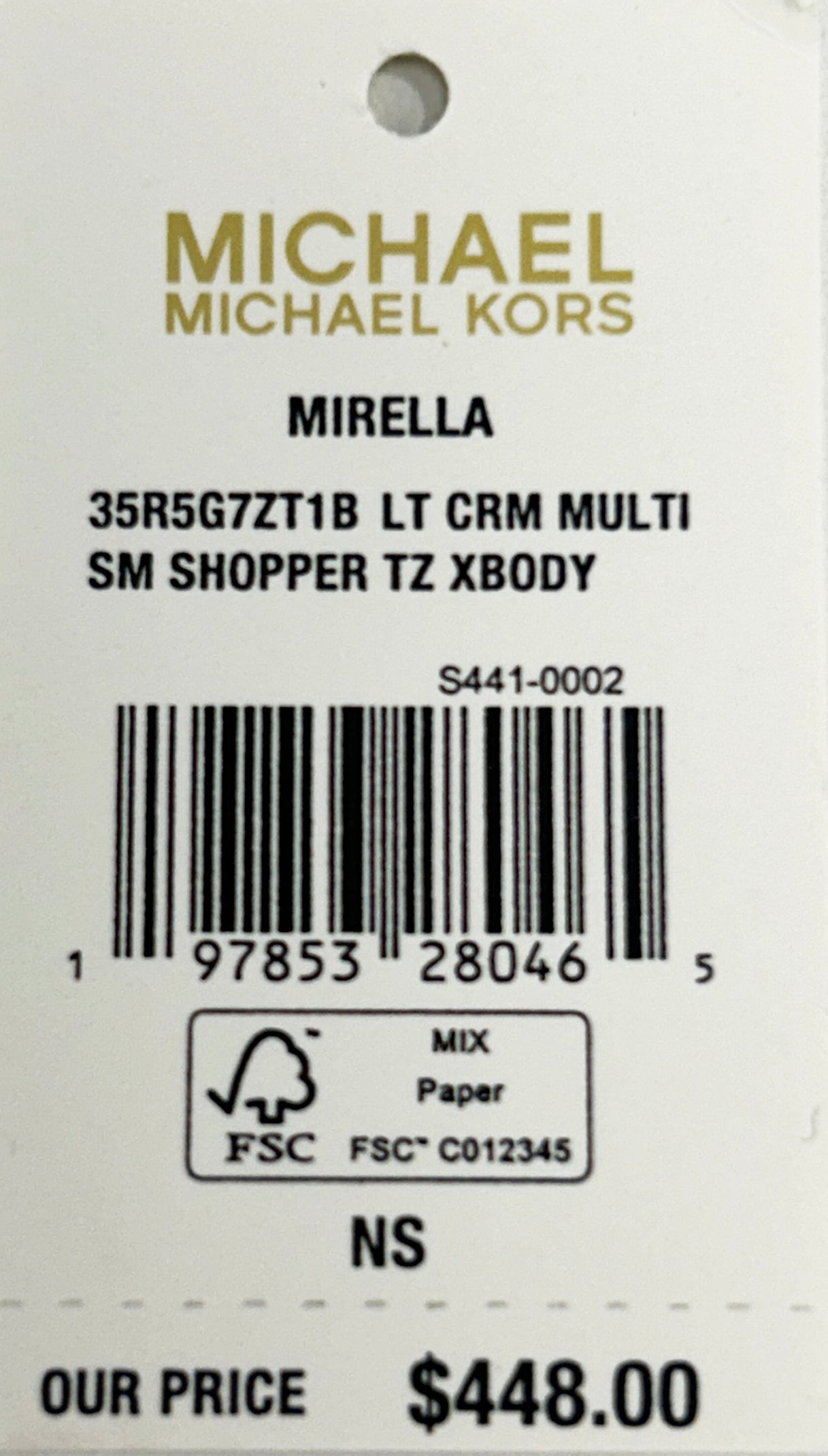 Michael Kors Mirella Signature Small Top Zip Tote Bag