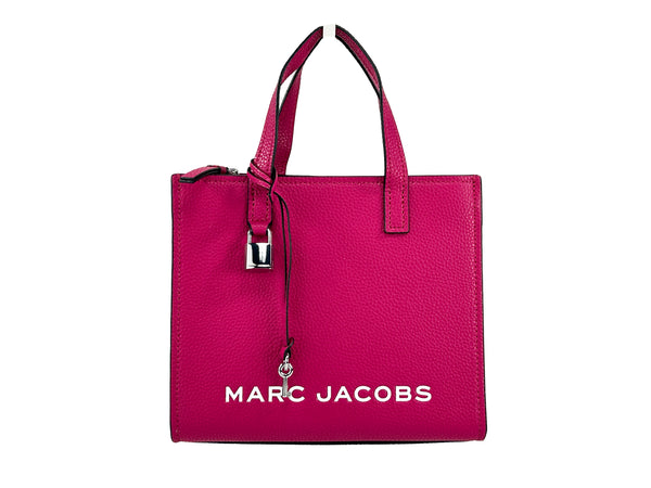 Marc Jacobs Mini Grind Pink Leather Crossbody Bag Purse