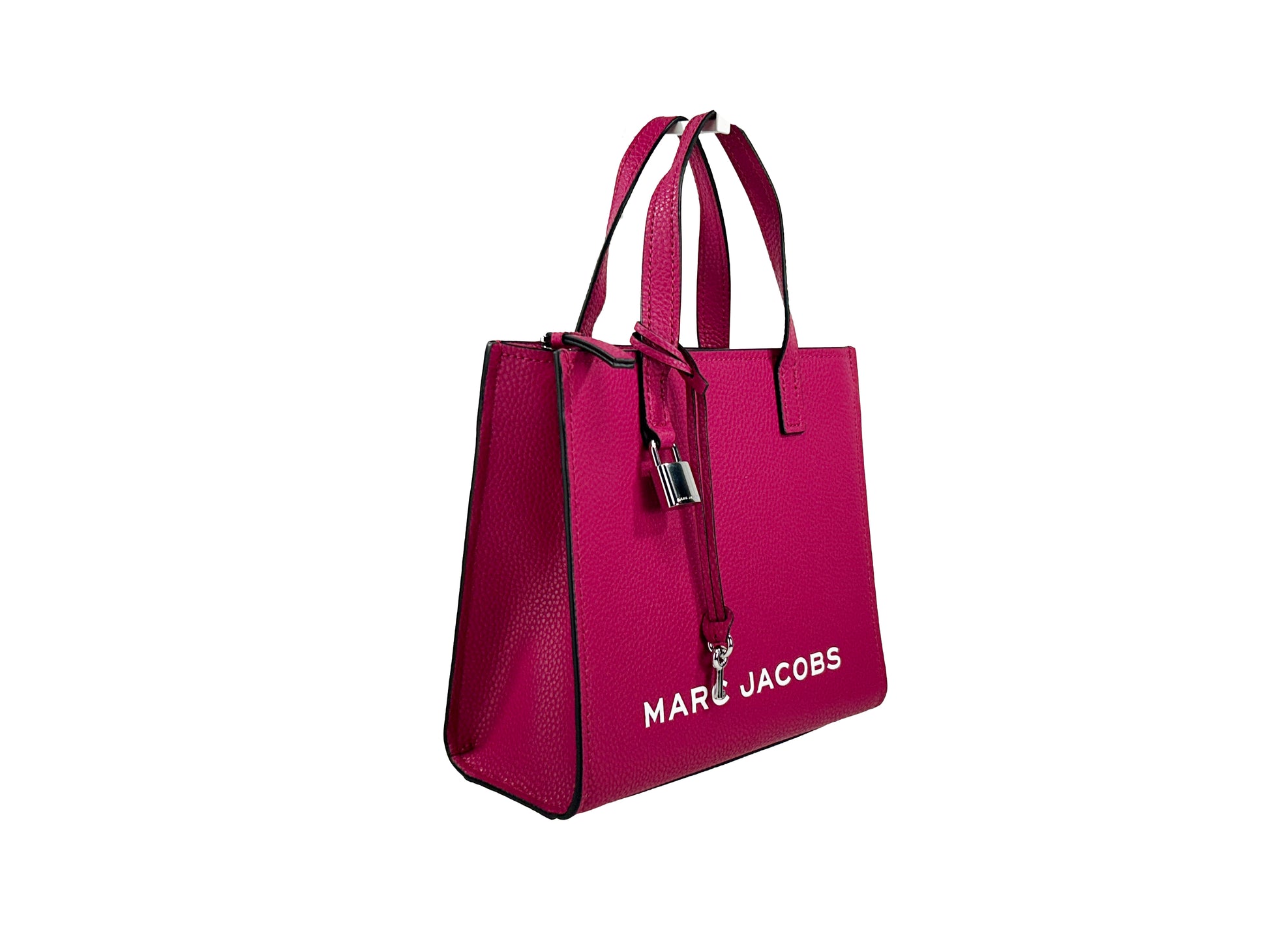 Marc Jacobs Mini Grind Pink Leather Crossbody Bag Purse