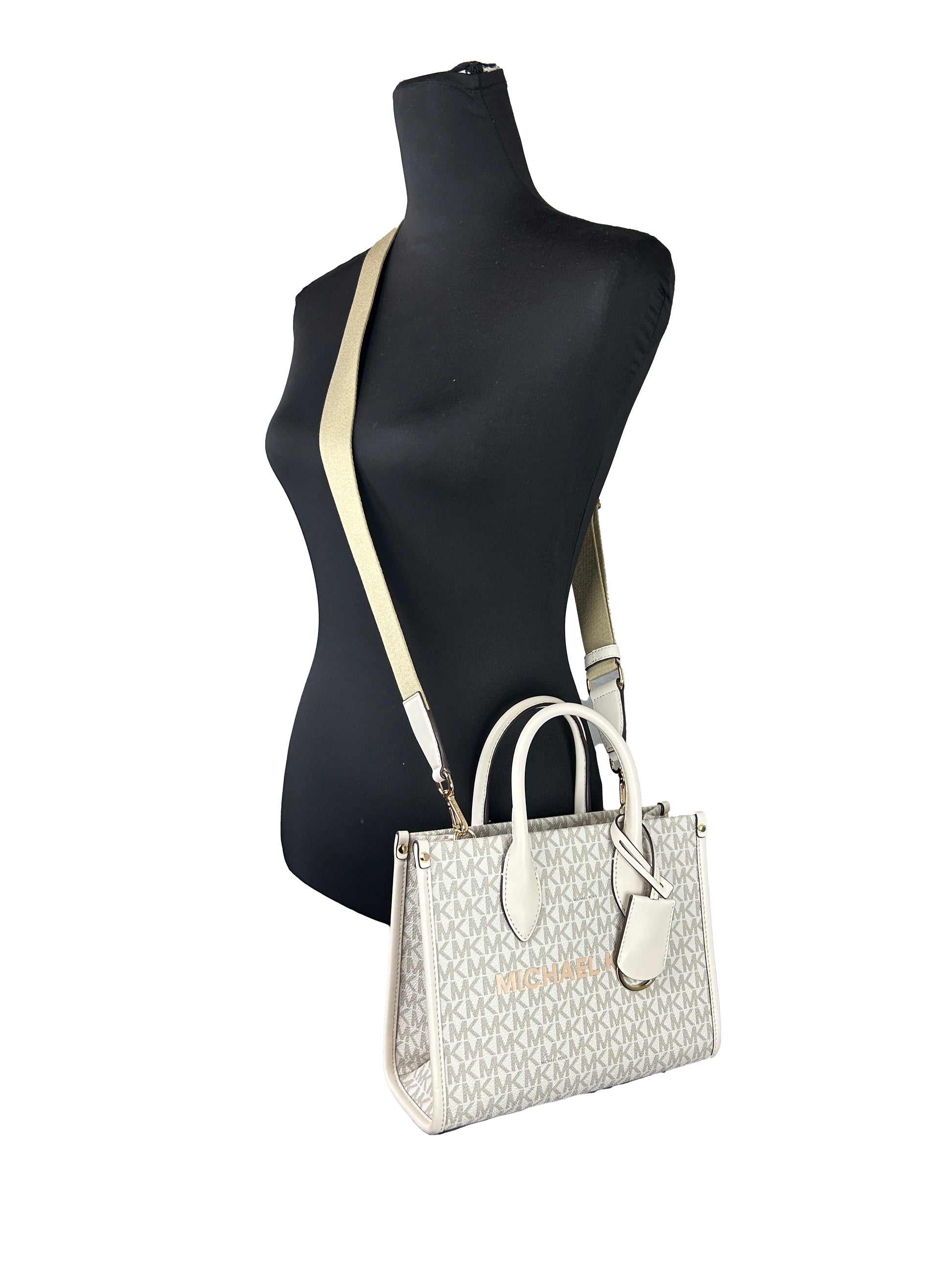Michael Kors Mirella Signature Small Top Zip Tote Bag