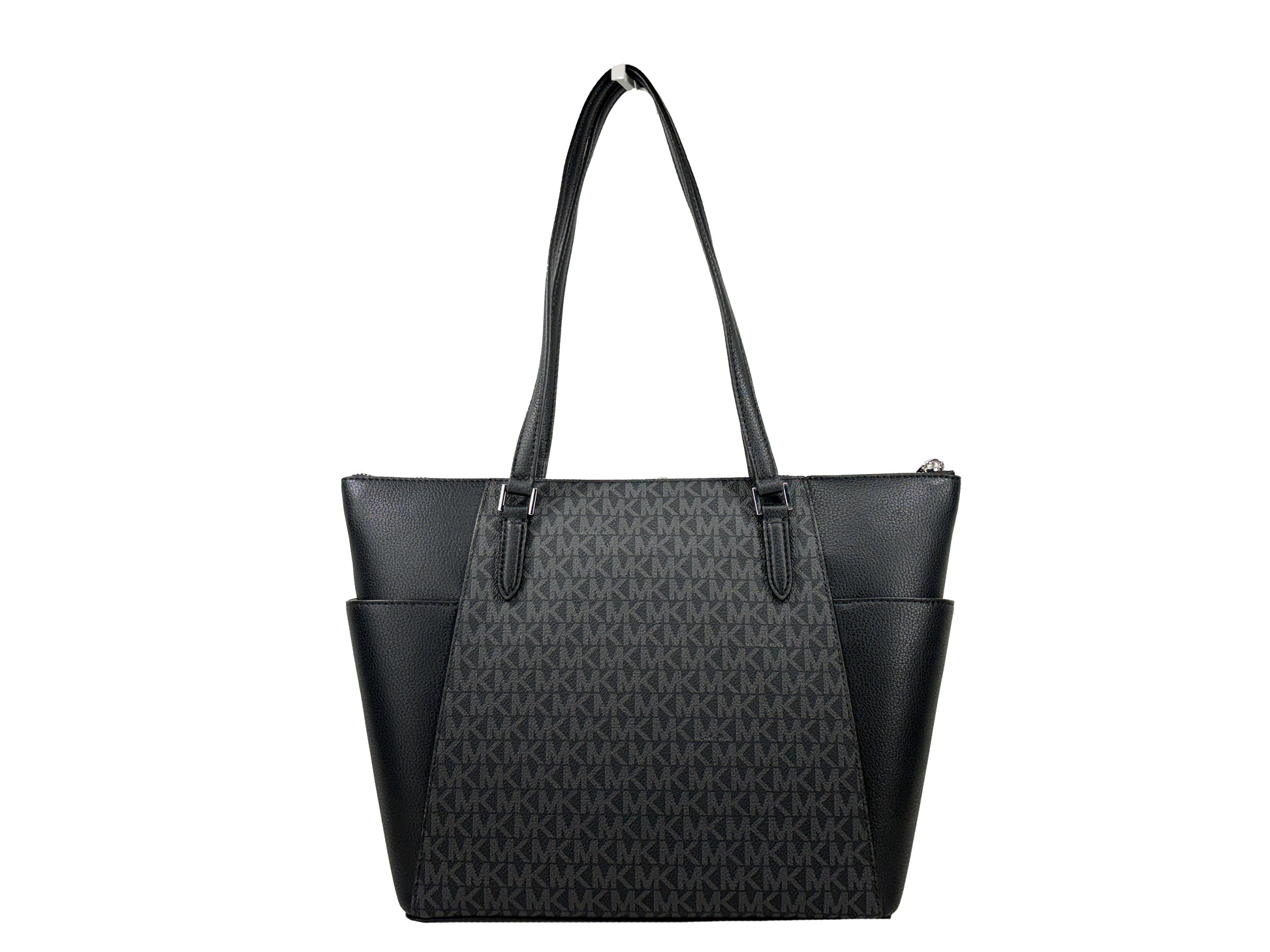 Michael Kors Charlotte Leather Large Top Zip Bag