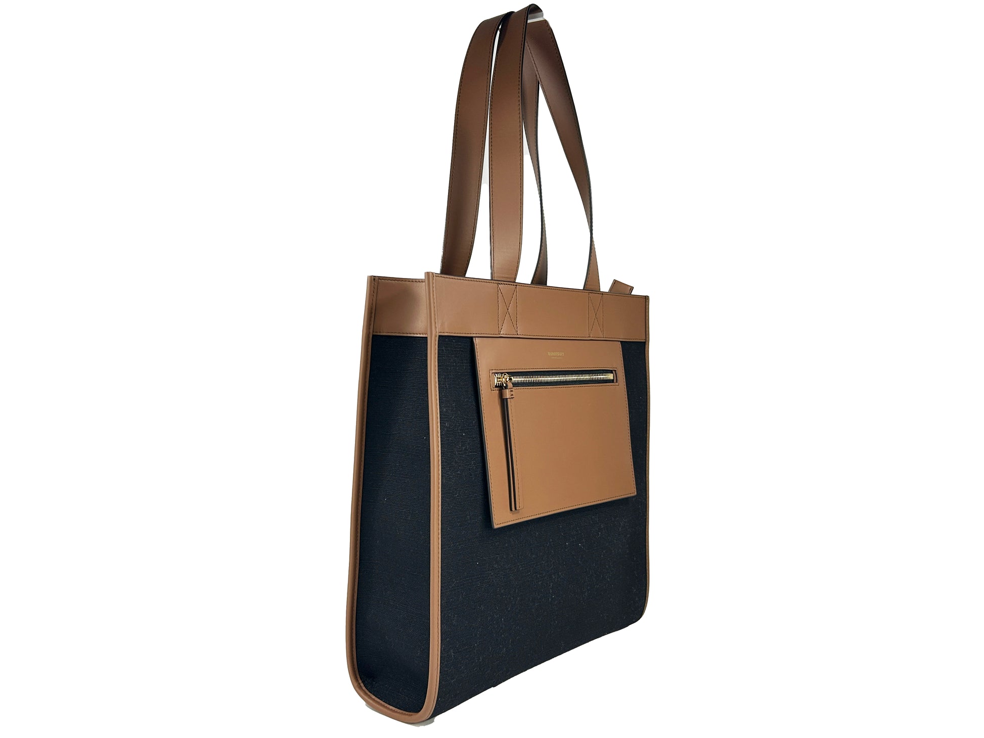 Burberry Small Pocket Tote Manzon Bag Purse