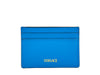 Versace Mini Medusa Blue Leather Slim Card Case Wallet