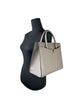 Versace Virtus Large Leather Top Handle Satchel Bag Tote