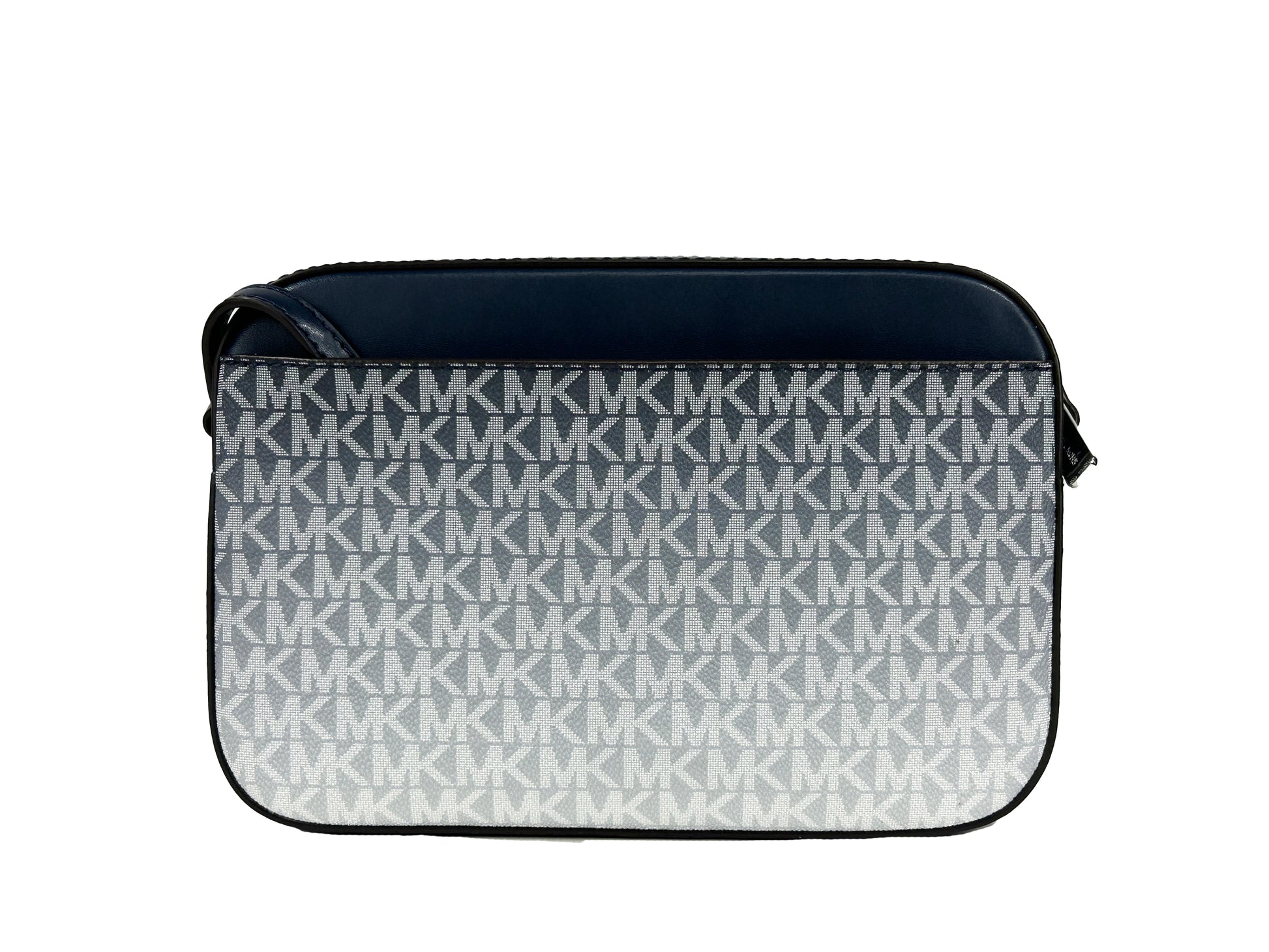Michael Kors East West Ombre Leather Zip Chain Crossbody Bag