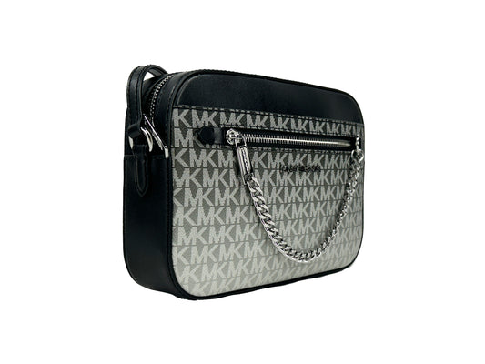 Michael Kors East West Ombre Leather Zip Chain Crossbody Bag