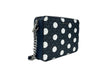 Michael Kors East West Leather Zip Chain Crossbody Bag