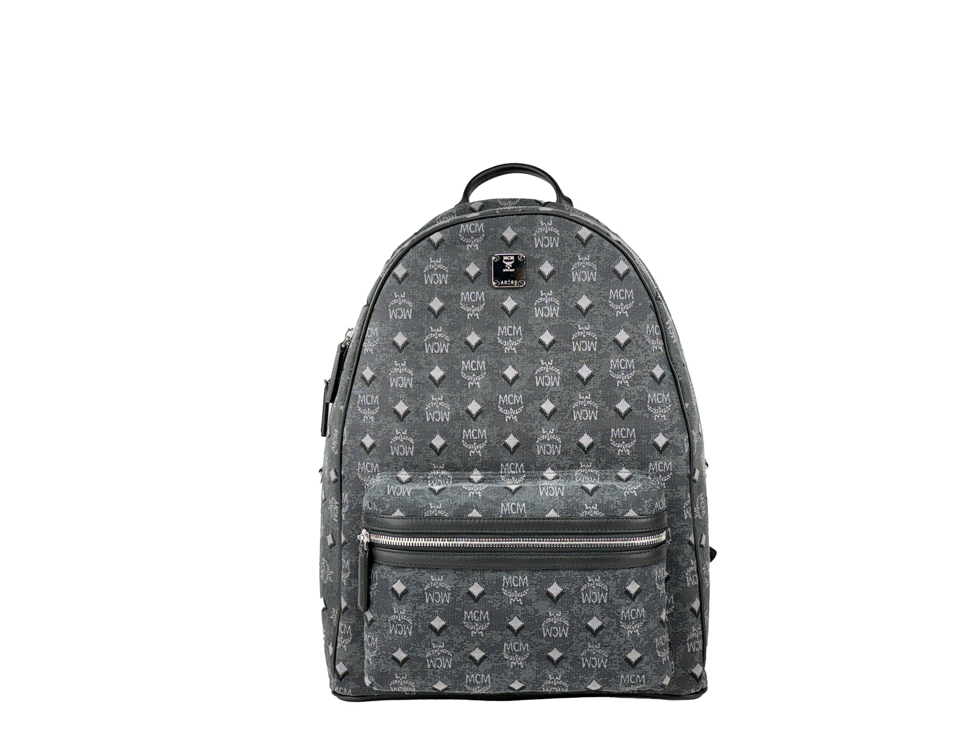 MCM Stark Grey Backpack Bookbag