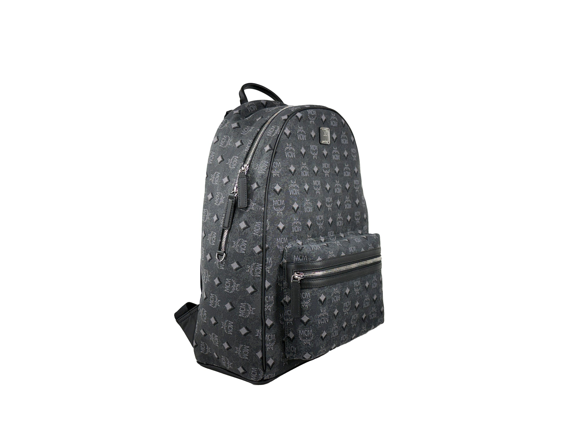 MCM Stark Grey Backpack Bookbag