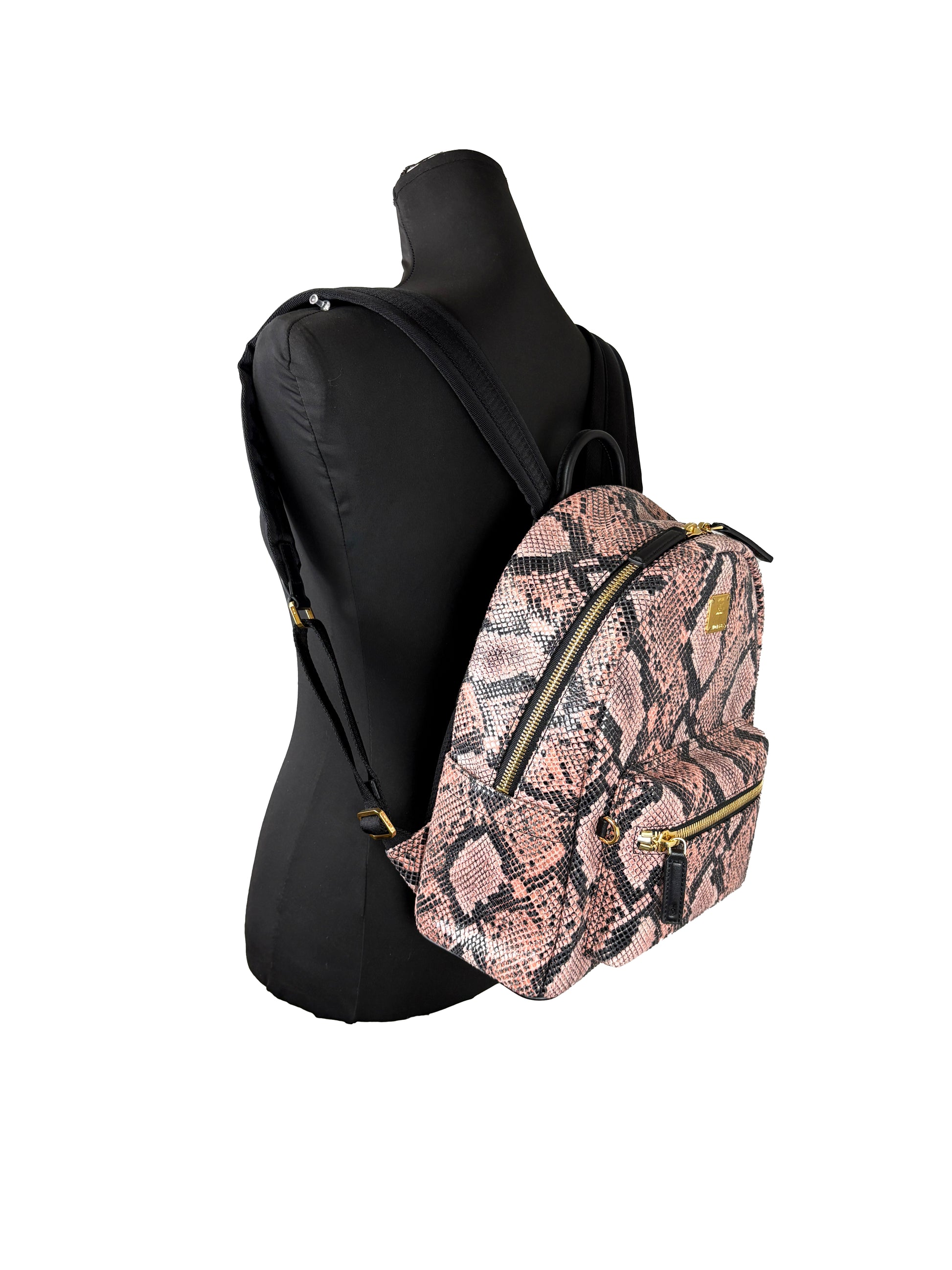 MCM Stark Python Snake Backpack Bookbag