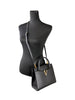 Versace Virtus Small Leather Top Handle Satchel Bag
