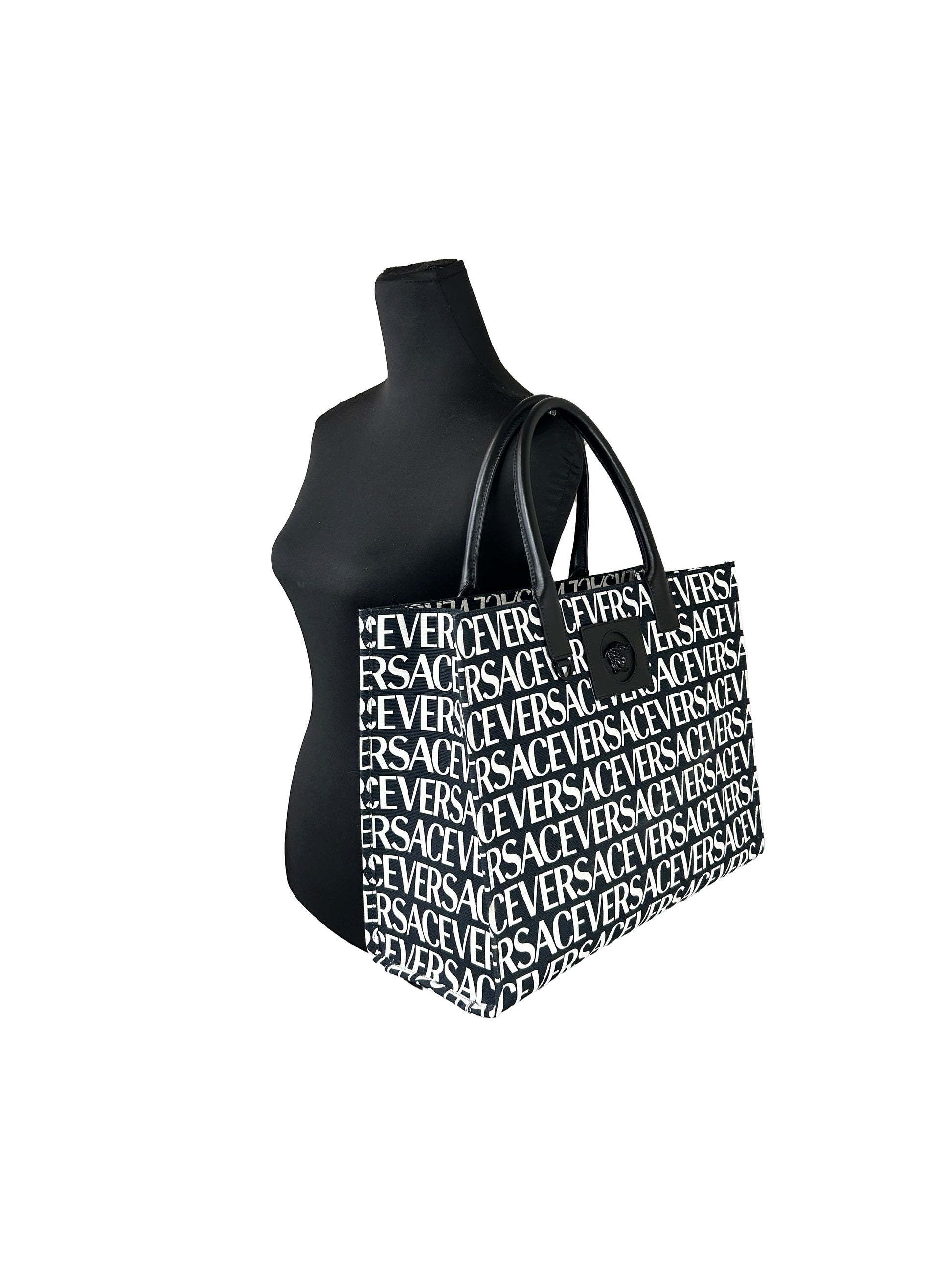 Versace Medusa Large Canvas Large Tote Bag