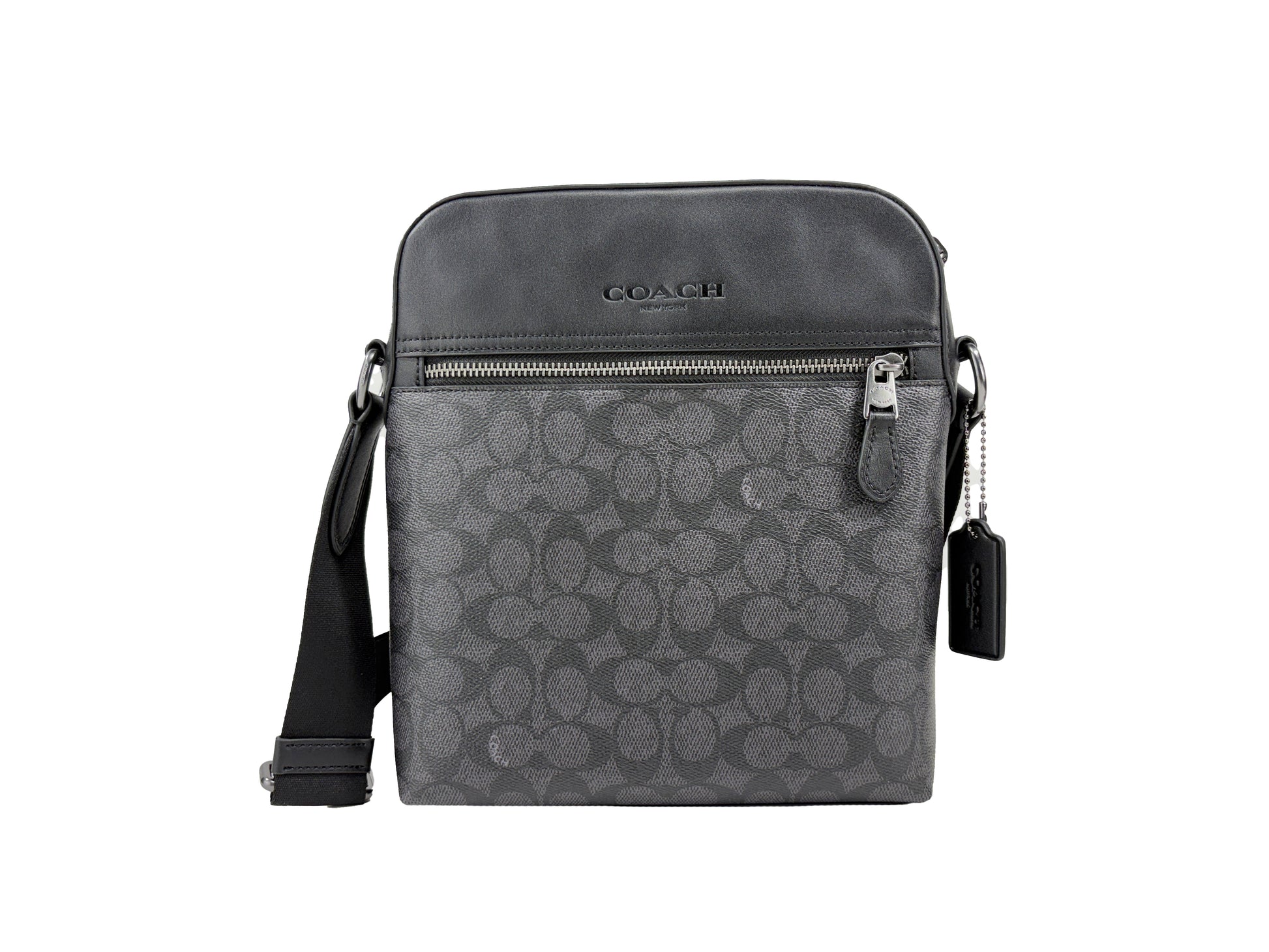 Coach Houston Leather Flight Bag Crossbody