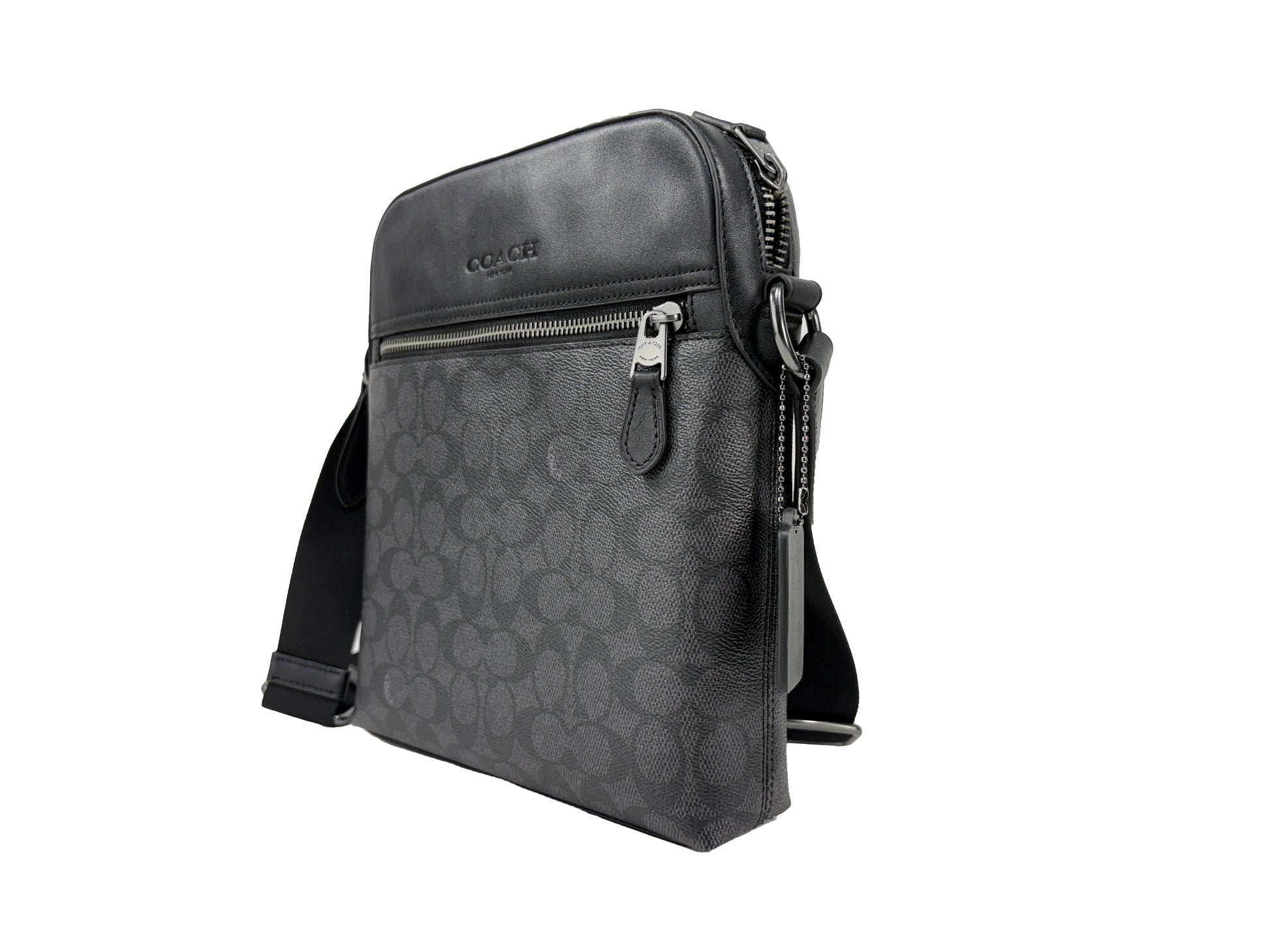 Coach Houston Leather Flight Bag Crossbody