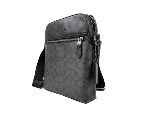 Coach Houston Leather Flight Bag Crossbody
