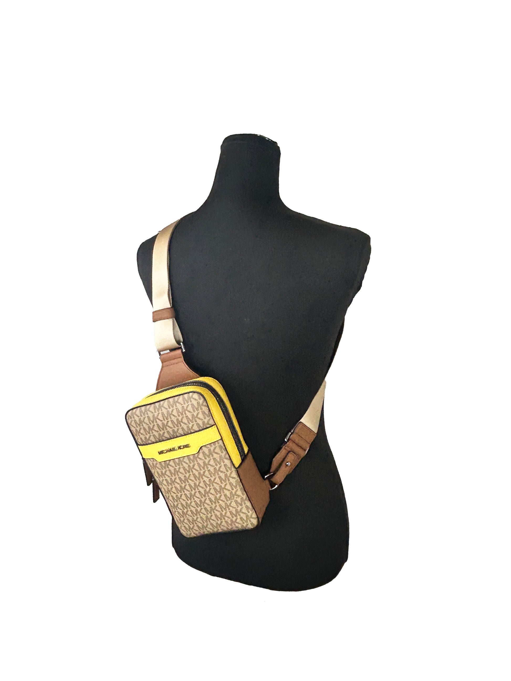 Michael Kors Cooper Medium Signature PVC Sling Backpack