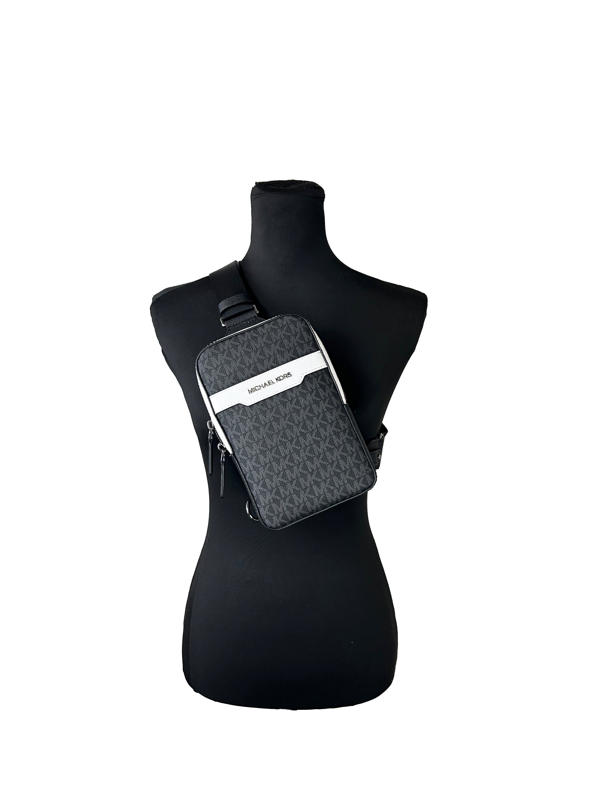 Michael Kors Cooper Medium Signature PVC Sling Backpack