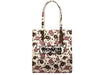 Coach Floral Print Canvas Tote Bag