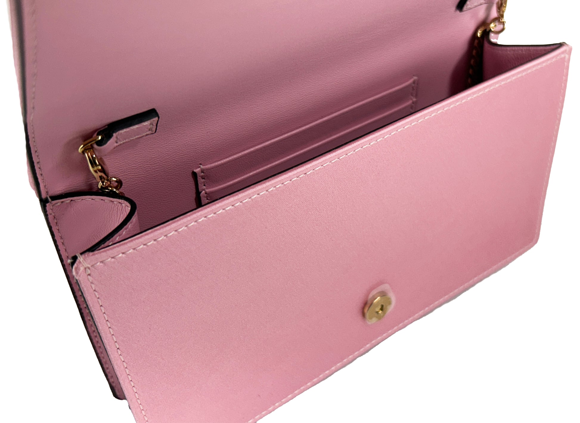 Versace Medusa Crystal Satin Mini Chain Crossbody