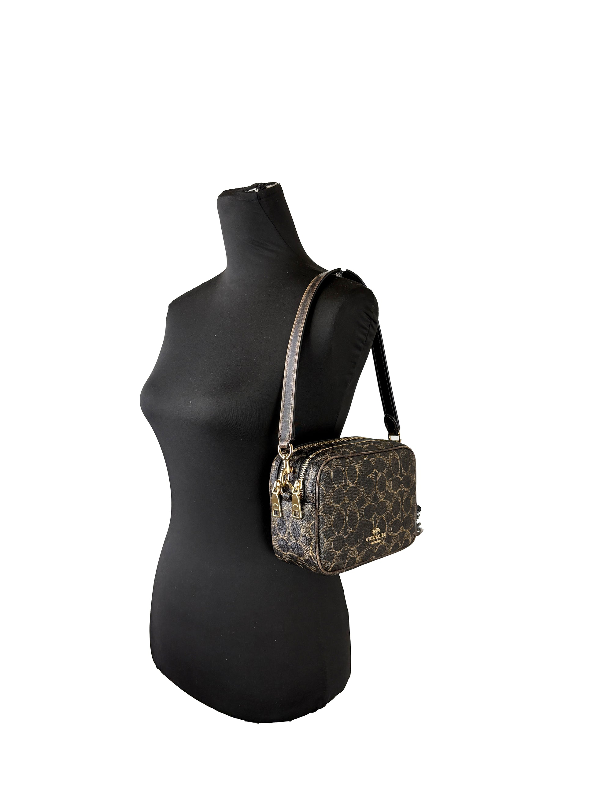 Coach Mini Carey Signature Crossbody Bag