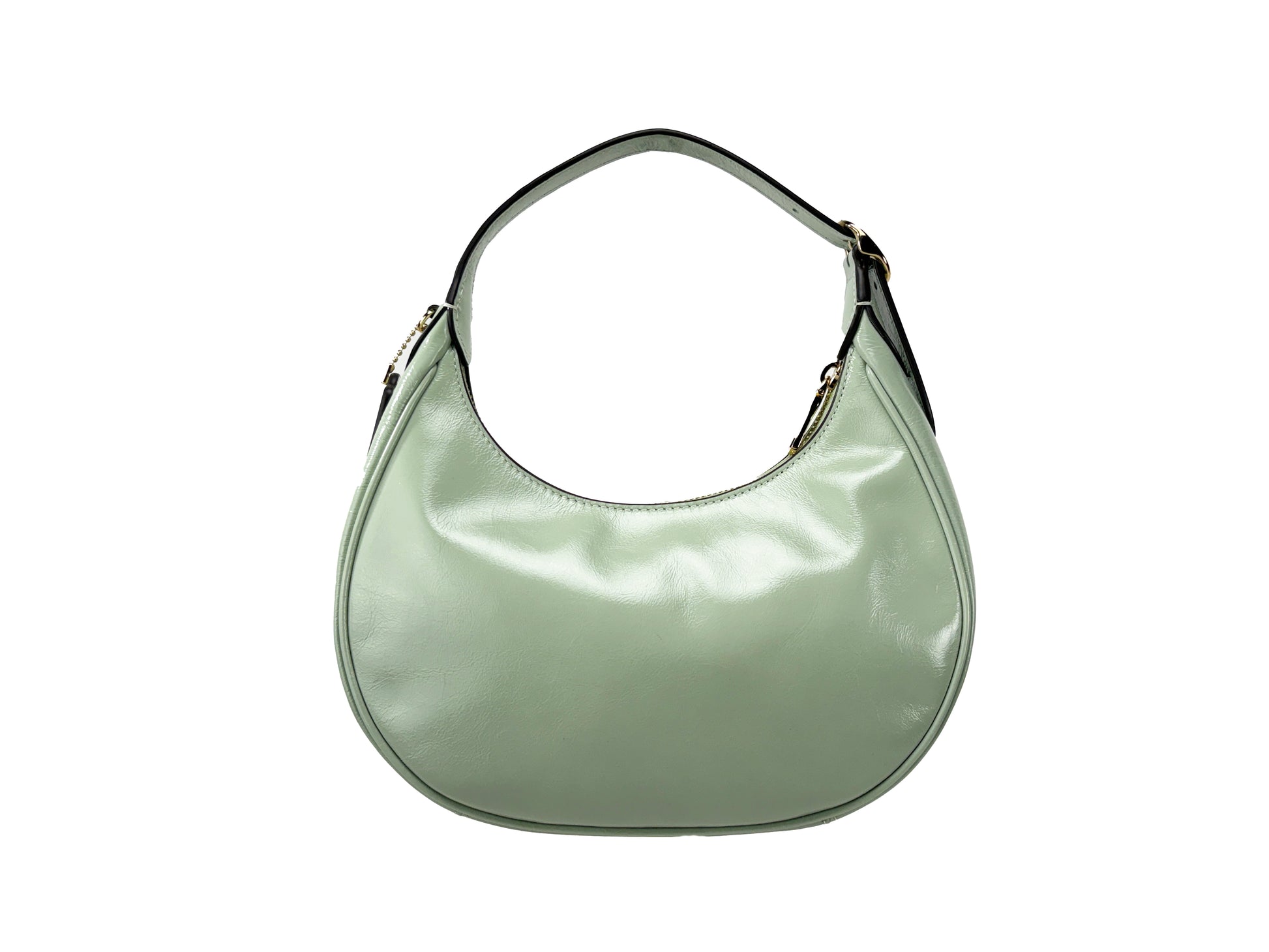 Coach Emily Glazed Leather Shoulder Bag
