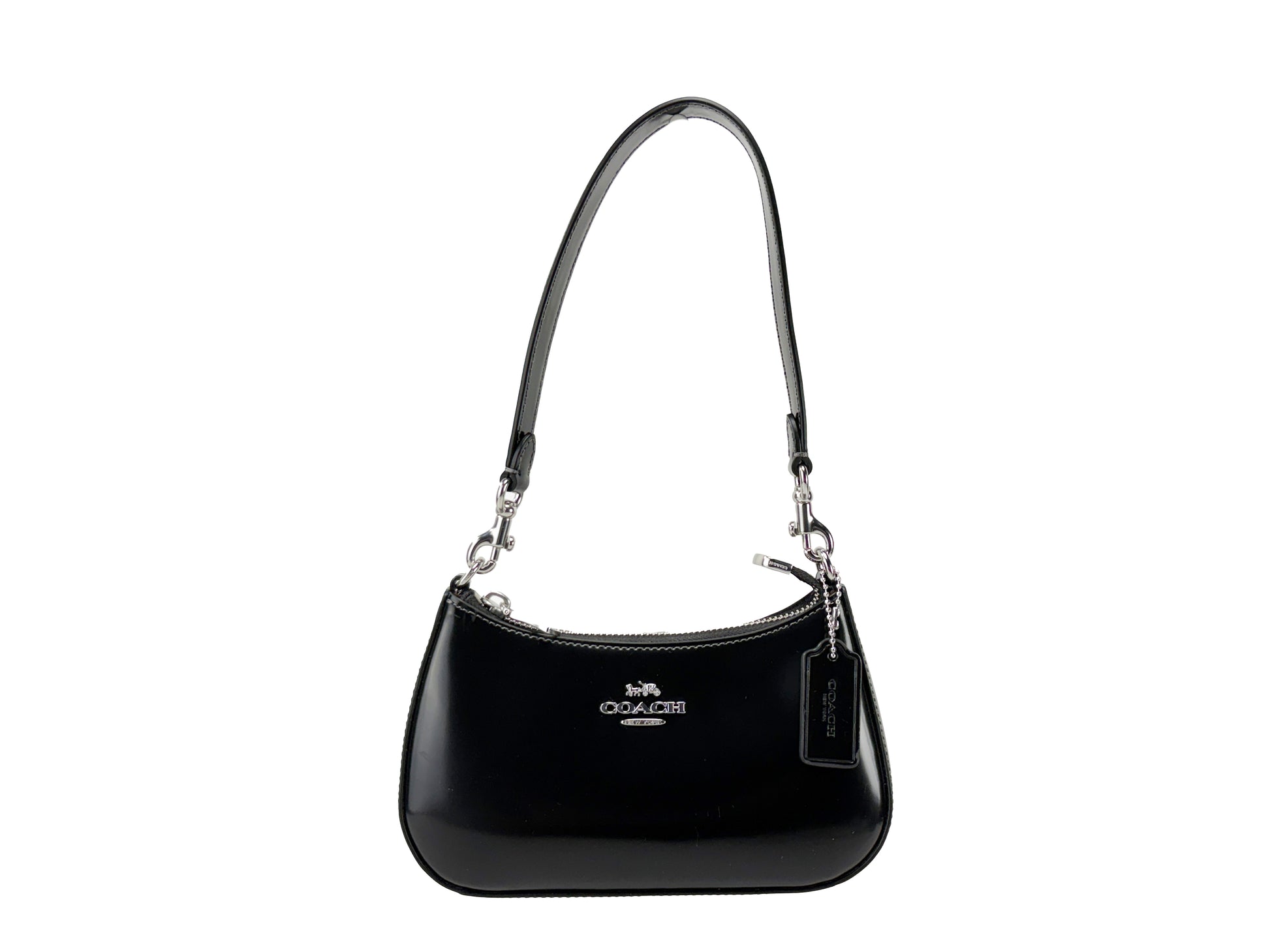 Coach Teri Mini Spazzolato Leather Crossbody Bag